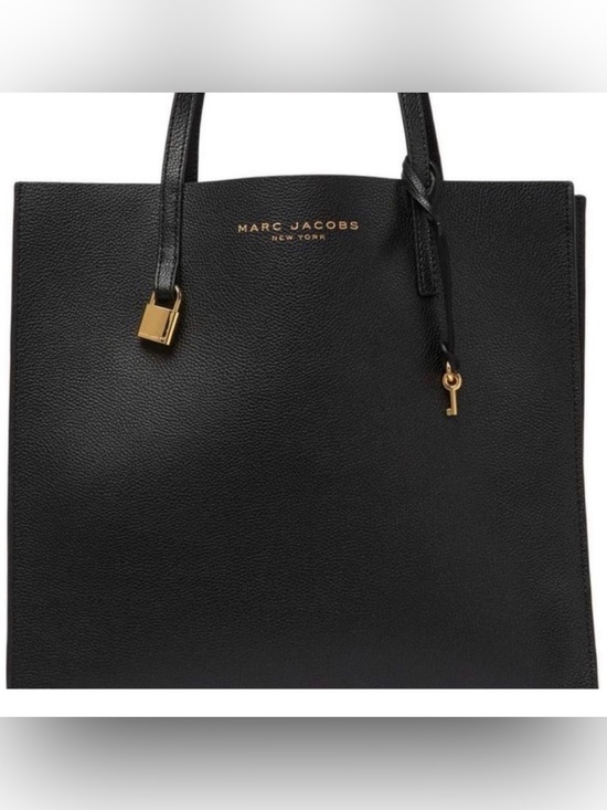 Marc Jacobs Handbags - Marc Jacobs ‘The Grind’ Black Pebbled Leather Tote